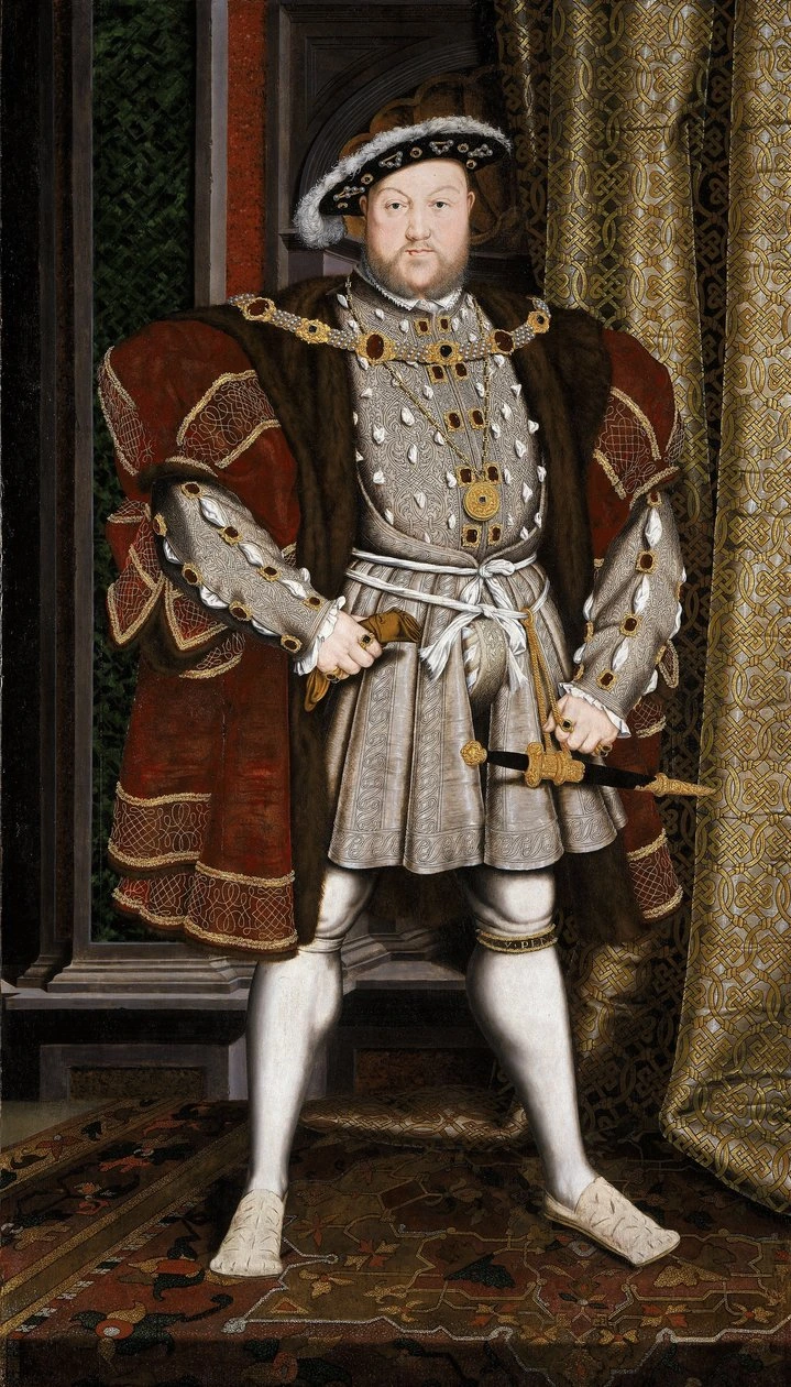 Retrato de Enrique VIII de Inglaterra. c. 1537. Hans Holbein el Joven. Colección del Museo Nacional Thyssen-Bornemisza / Imagen provista por MeisterDrucke.